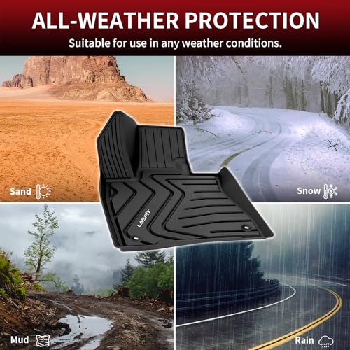 Image of LASFIT Floor Mats for Lexus RX350 RX450h 2016-2022, Black