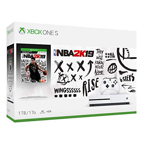 Xbox One S 1TB Console NBA 2K19 Bundle