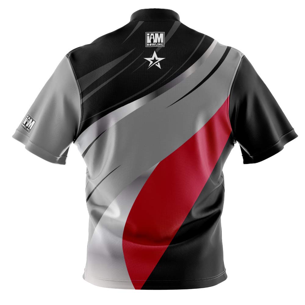 Logo Infusion Dye-Sublimated Bowling Jersey (Sash Collar) - I AM Bowling Fun Design 2010-RG - Roto Grip (Men's 2X) Multicolored