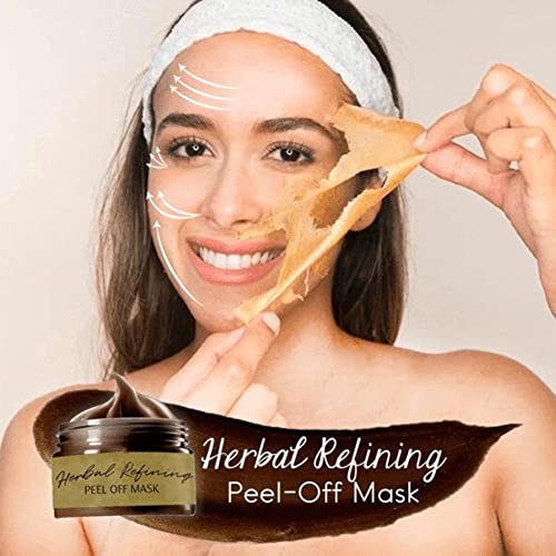 Waga Pro-Herbal Refining Peel-Off Facial Mask, Cleansing Blackhead Remover Masks, Tearing Pores Shrink Skin Care,Acne And Oil Control #TOP2
