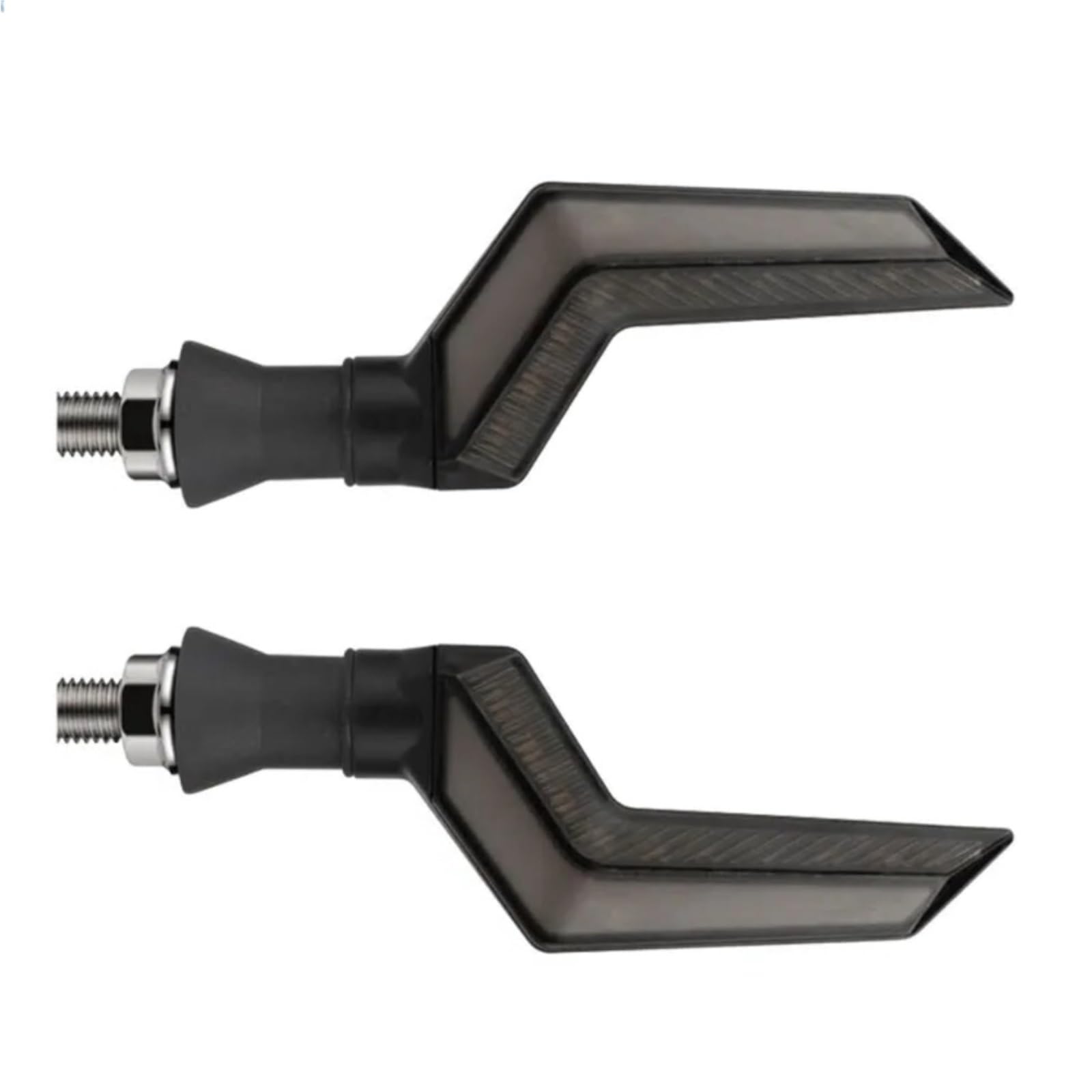 1 Paio 12V 10mm A Forma Di Indicatore Direzione Per Moto Luminoso Che Scorre Flash Marcia Diurna DRL Guida Fanale Posteriore(Blue)