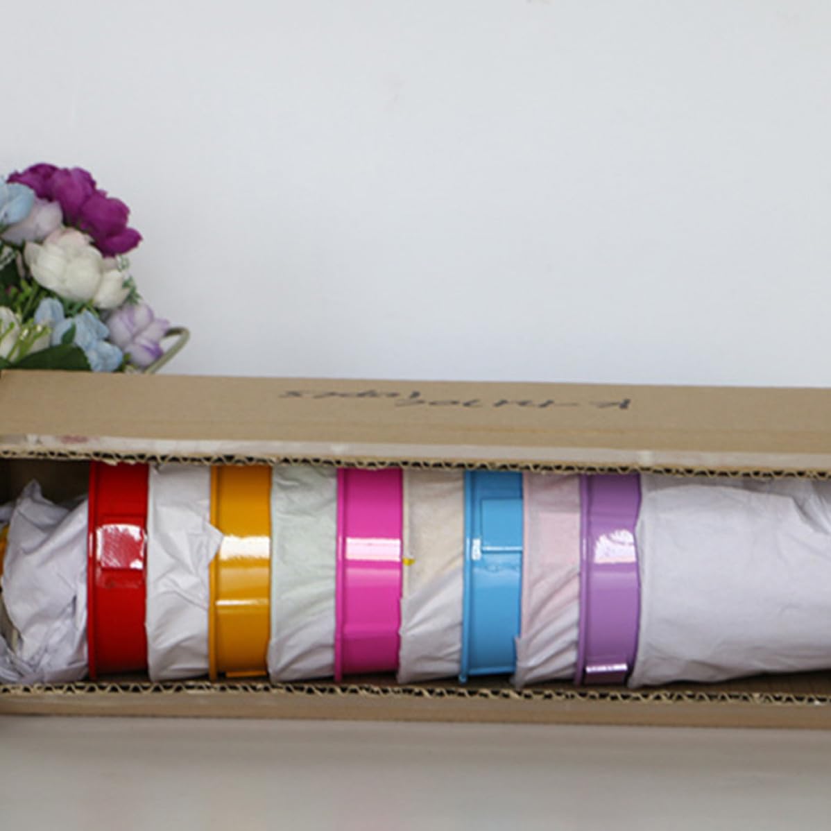 SHERCHPRY Secchio per Pezzi 10 Fiori Rimovibile Ferro Gancio