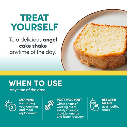 Designer Wellness, Soy Isolate Protein Powder With Biotin, Hyaluronic Acid And Prebiotics, Vegan, Zero Sugar, Non-Gmo, Angel Cake Natural Vanilla Flavor, 11.4 Ounces #TOP5