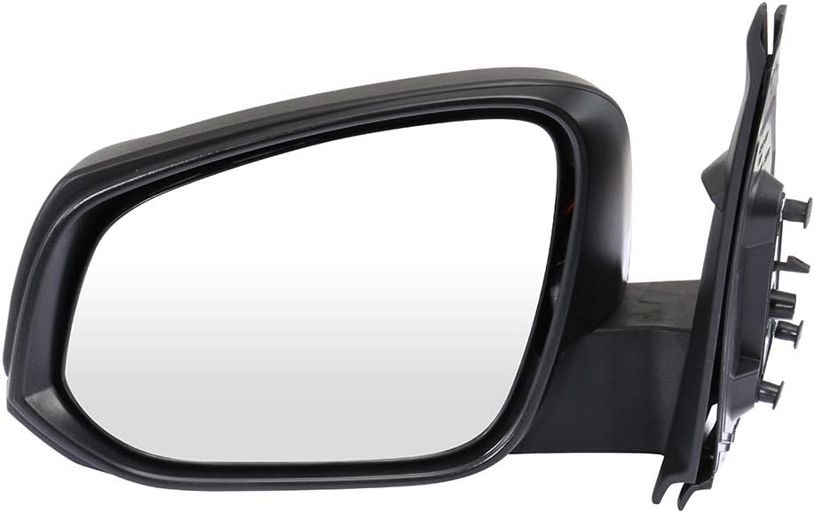 Driver Side View Mirror Fit 2016-2018 For Toyota For Tacoma Door Mirror Power Operated Manual Folding Heated Black TO1320356