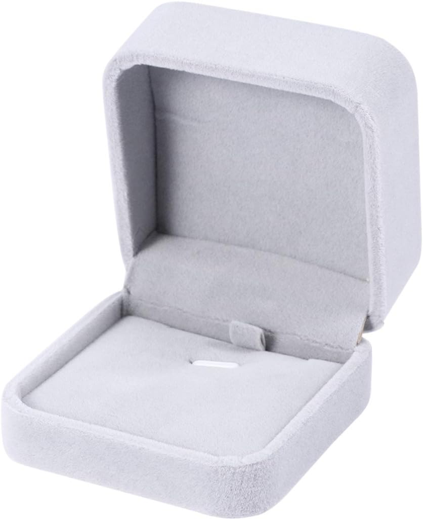 Flocking Cloth Necklace Box for Bracelet Watch Jewelry Storage Organizer