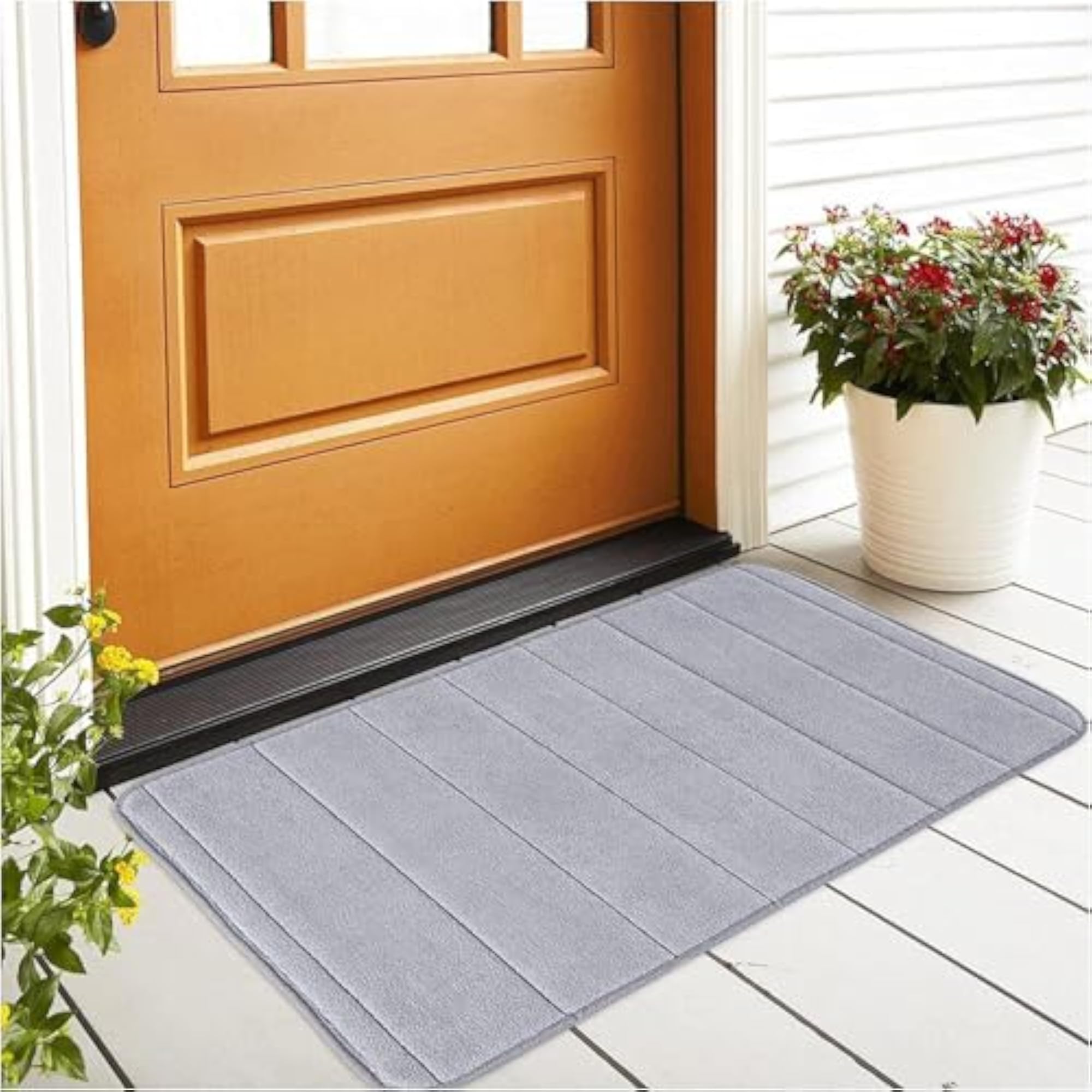 Memory Foam Bathroom Rug Set, Non-Slip