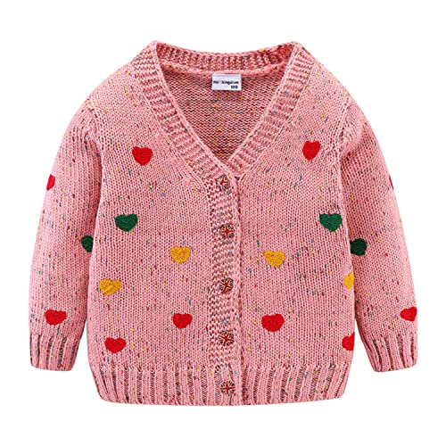 Image of Mud Kingdom Girls Cardigan Sweaters Cute Colorful Love