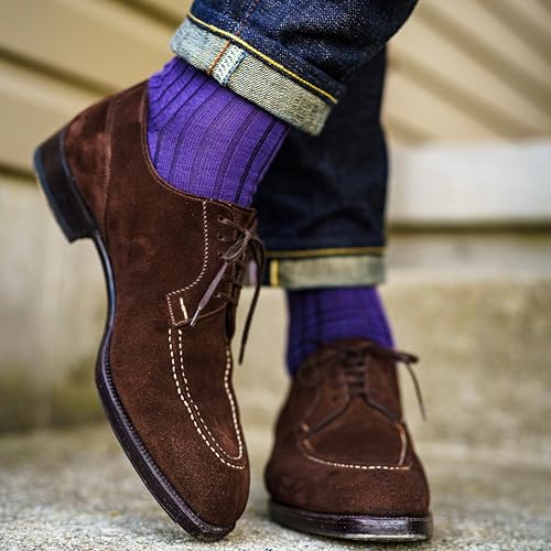 BoardroomSocks Merino Wool Mid-Calf Dress Socks for Men, Ribbed Dress Socks by BoardroomSocks - Used condition - Image 7