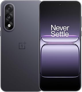 OnePlus Nord 5 5G Celular 512GB ROM 12GB RAM Dual SIM Qualcomm Snapdragon 8s Gen 3 Pantalla 6.83" AMOLED 1.5K 144hz NFC Doble Cámara 50MP IP65 Carga rápida de 80W Versión Global Negro