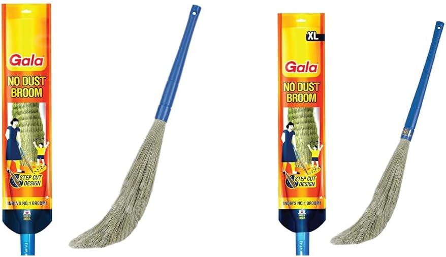 Gala No Dust Broom for Floor Cleaning, Broom Stick for Home Floor Cleaning, Jhadu for Home Cleaning,
