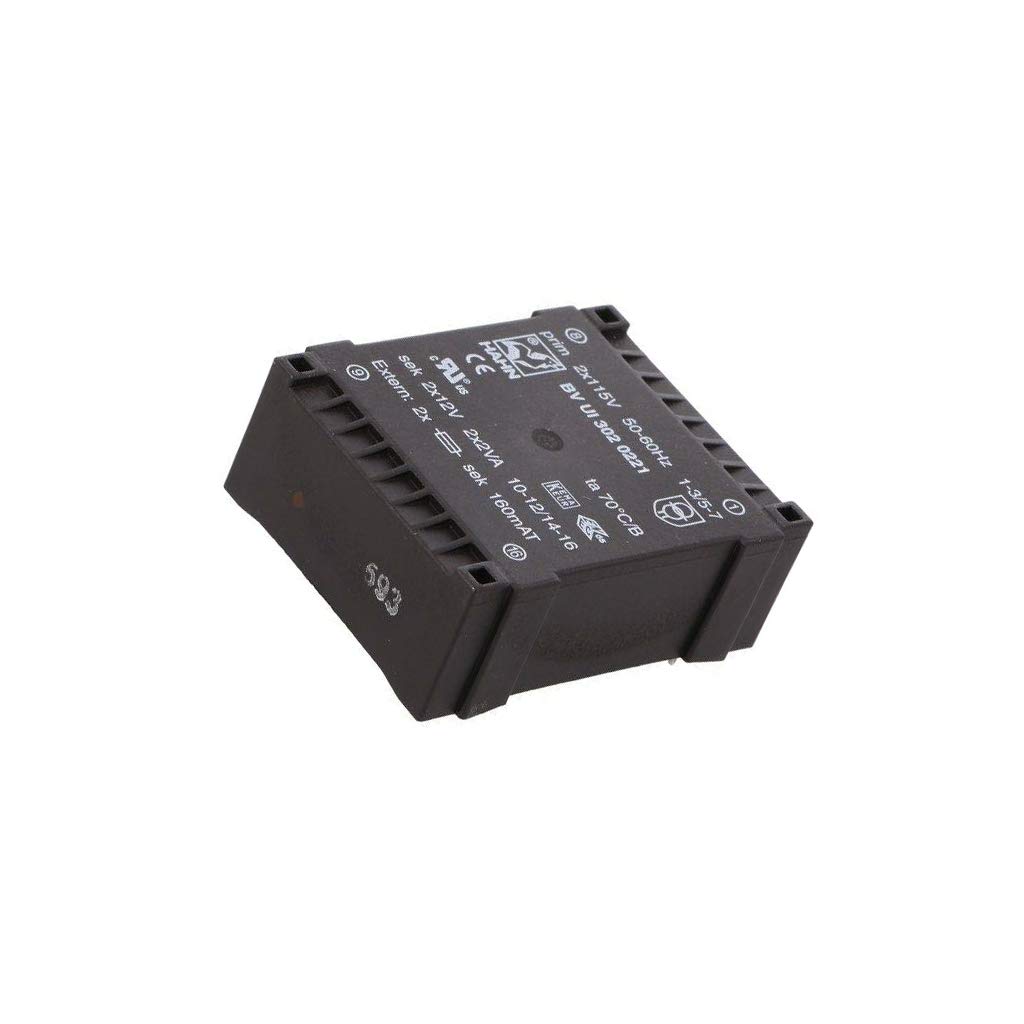 Transformateur BV UI 302 0221 anti-surchauffe 4VA 115V 12V 166mA HAH