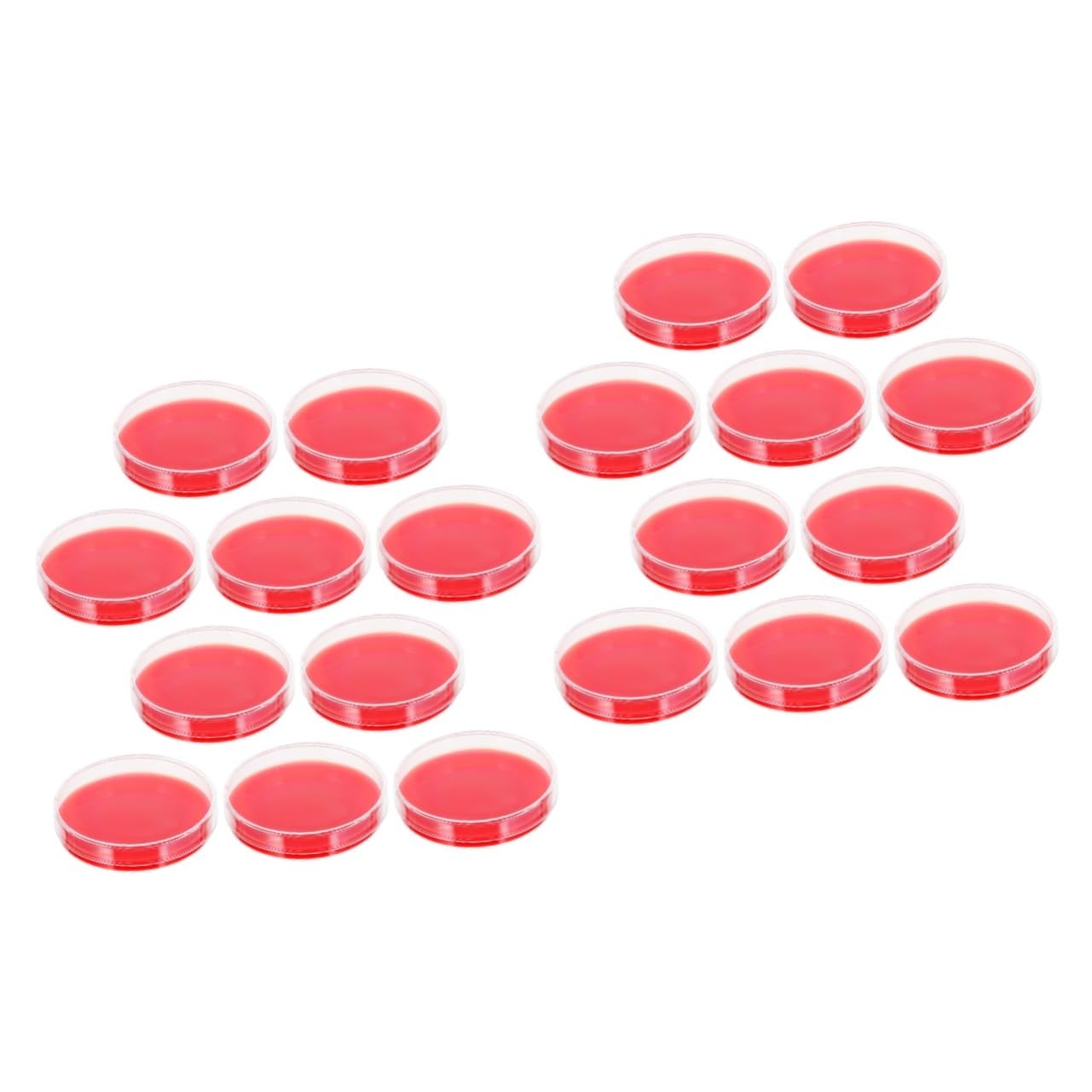 20piezas Placas De Agar De De Para Placas Petri Estériles Para Microbiología Resistencia Caídas y Rupturas