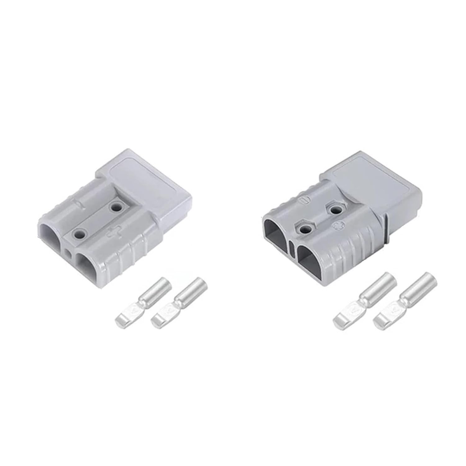 2/4/6PCS 50A 120A 175A 350A DC Plug Battery Quick Connect Disconnect Connector 600V Towing Winch Wire Harness(Gray,6PCS,175A)