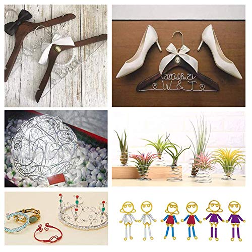 Benecreat AW-BC0001-3MM-08-US 9 Gauge Jewelry Craft Aluminum Wire 55 Feet Bendable Metal Sculpting Wire thumb #7