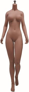 TBLEAGUE 1/6 Scale Super Flexible Female Seamless Body for 12 inch Woman Action Figure S48B,Brown