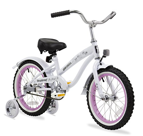 Firmstrong Girl's Bella Bicycle with Training Wheels 16-inch