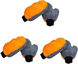 Vaguelly 3 Peças Par De Luvas De Limpeza Luvas De Lavagem De Carro Luvas Para Limpeza De Lavagem De Carro Luvas De Lavagem Para Lavagem De Carro Luvas Automotivas Luva De Lavagem Para