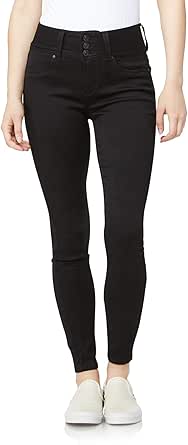 WallFlower Women's Sassy Skinny High-Rise Insta Soft Juniors Jeans (Standard and Plus)