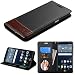 LG G Stylo Case, G Vista 2 Case, JoJoGoldStar Bicast PU Leather Folio Wallet with Card Slots and Kickstand, Comes with Stylus Pen and Screen Protector - Black, Brown