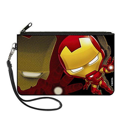 Buckle-Down Women's Standard Zip Wallet Iron Man Large, 8