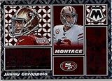 2020 PANINI MOSAIC MONTAGE #M27 JIMMY GAROPPOLO SAN FRANCISCO 49ERS FOOTBALL OFFICIAL TRADING CARD OF NFL