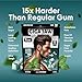 GigaJaw Jawline Gum - 15X Hardness for Effective Facial Exercise- Mewing Jaw Gum | Mint Flavor | Sugar-Free, Calorie-Free | Pack of 30 Pieces