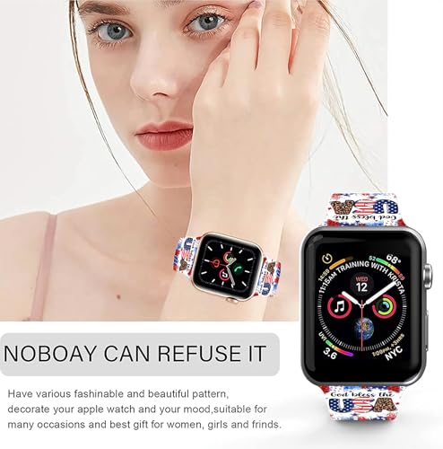 Sport Bands Compatible with Apple Watch Band 38MM 40MM 41MM 42MM 44MM 45MM 49MM, Silicone Strap Compatible with iWatch Bands Ultra Series SE 9 8 7 6 5 4 3 2 1 for Women Men