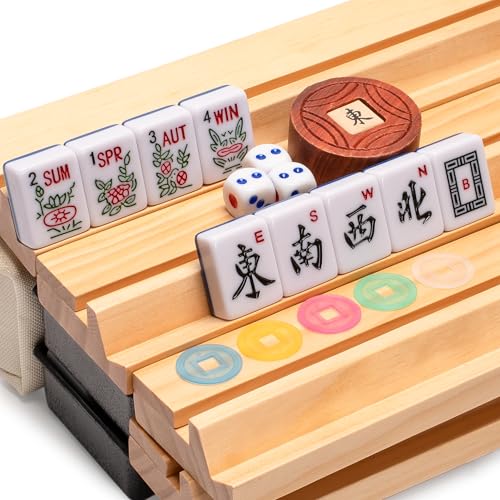 American Mahjong Set Harbor Tide con bolsa de lona miniatura 2