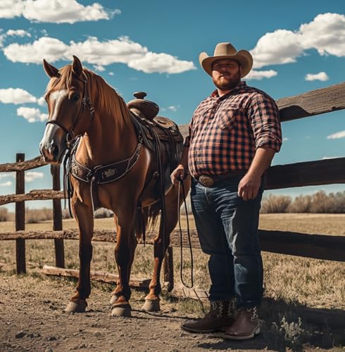 iuv cowboy boots for men with wide square toe western retro boot durable classic fashionable embroidered pull on slip resistant boots