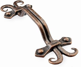 Rustic Arch Antique Copper Cabinet Pull, 3-3/4 in (96 mm) · Zinc Alloy · 5-Pack