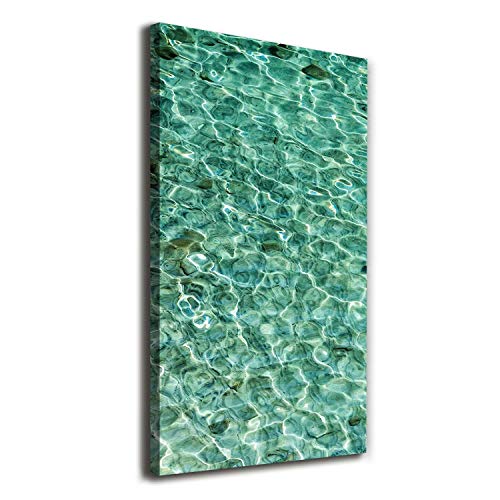 Image sur toile de paysage vert Tulup pour salon moderne 60x120