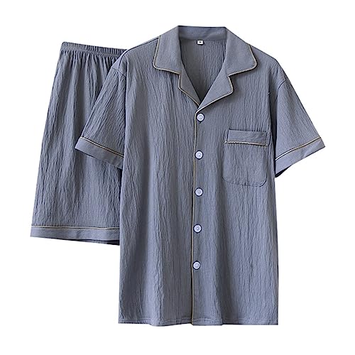 Pyjamas en coton crêpé pour homme et femme, le secret du bien-être et de la complicité en duo