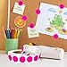 1000 PCS 3/4 Inch Round Dots Color Coding Circle Stickers, Fluorescent Pink Dot Stickers Round Labels for Classroom, Office, Home Organizing