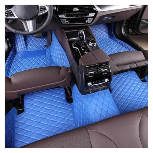 Tapis de sol Mazda CX30 2020-2024 en cuir PU bleu