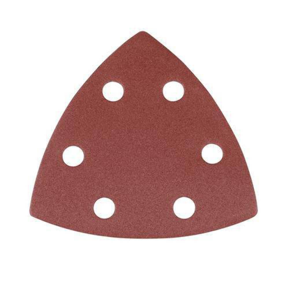 Silverline 90Mm Pack Of 10 Hook & Loop Triangle Sheets - Grit 80 10Pk Sanding - Triangle Loop 90Mm Hook Sheets Grit 80 10Pk Sanding