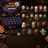 Calendario de Adviento de Halloween, cuenta regresiva de casa encantada de 24 días