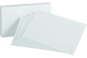 Oxford Blank Notecards for Spacious Note-taking and Creative Expression