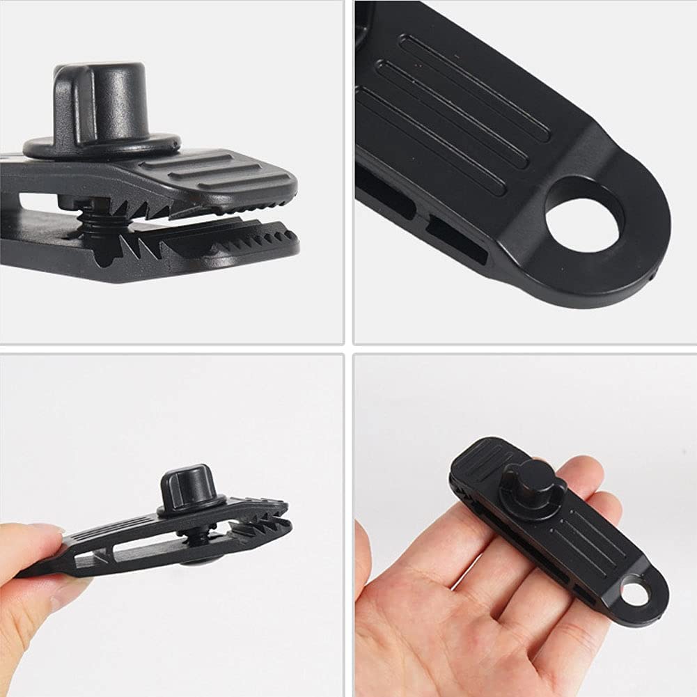 Supvox 20 Stück Planenklammern Kunststoff – Windsichere Zeltclips Mit Loch Für Zelte, Sonnensegel & Markisen, Outdoor Camping