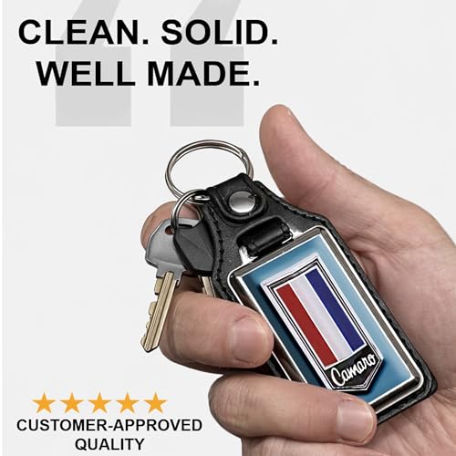 Image of Brotherhood Car Key Chain for Camaro - Classic Models Keychain for Men and Women Gift Key Ring - -