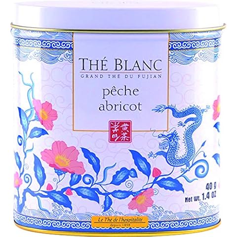 Terre d'Oc - Weißer Bio Bai Mu Dan Tee mit Aromen von Pfirsich und Aprikose in dekorativer Metalldose 40 g Cover