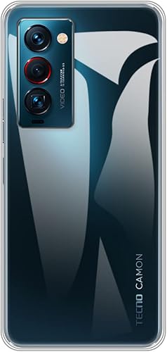 Para Tecno Camon 18 Caso, TPU suave cubierta trasera a prueba de golpes de silicona antihuellas dactilares funda protectora de cuerpo completo P disponible en Yaxa El Salvador