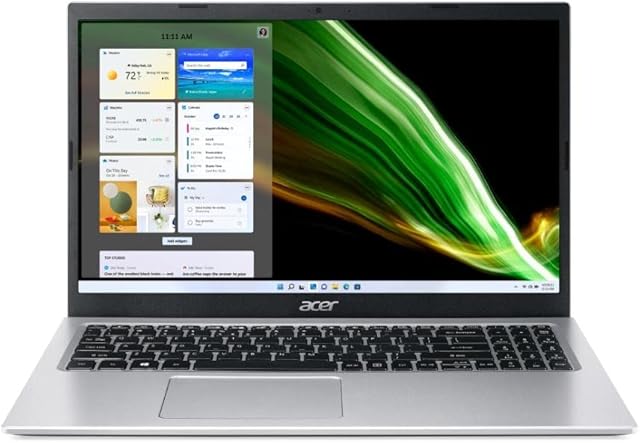 ACER Notebook Aspire 3 A315-58-31UY Intel Core i3 1115G4 8GB RAM 256GB SSD (UHD INTEL) LED 15,6 FHD Prata Windows 11