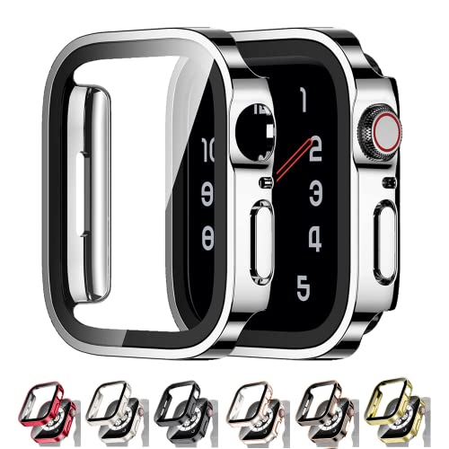 Verre + coque Apple Watch 44mm évite les rayures d'écran