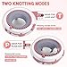 Knitting Machine 40 Needles,Smart Loom Knitting Machine,Knitting Board Rotating Double Knit Loom Machine for Adults/Kids Gift,DIY Knit Scarf Hat Sock(with Wool)