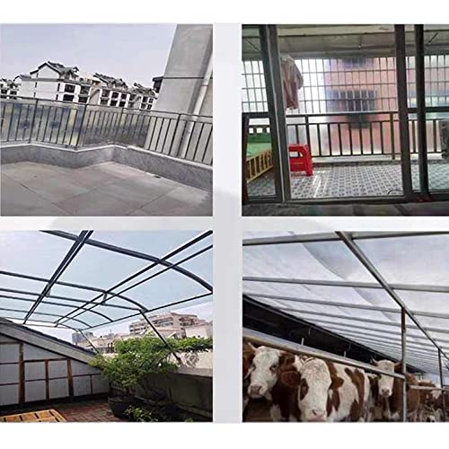 Polycarbonate transparent anti-UV et imperméable pour toiture de terrasse 0,7x2m - 3