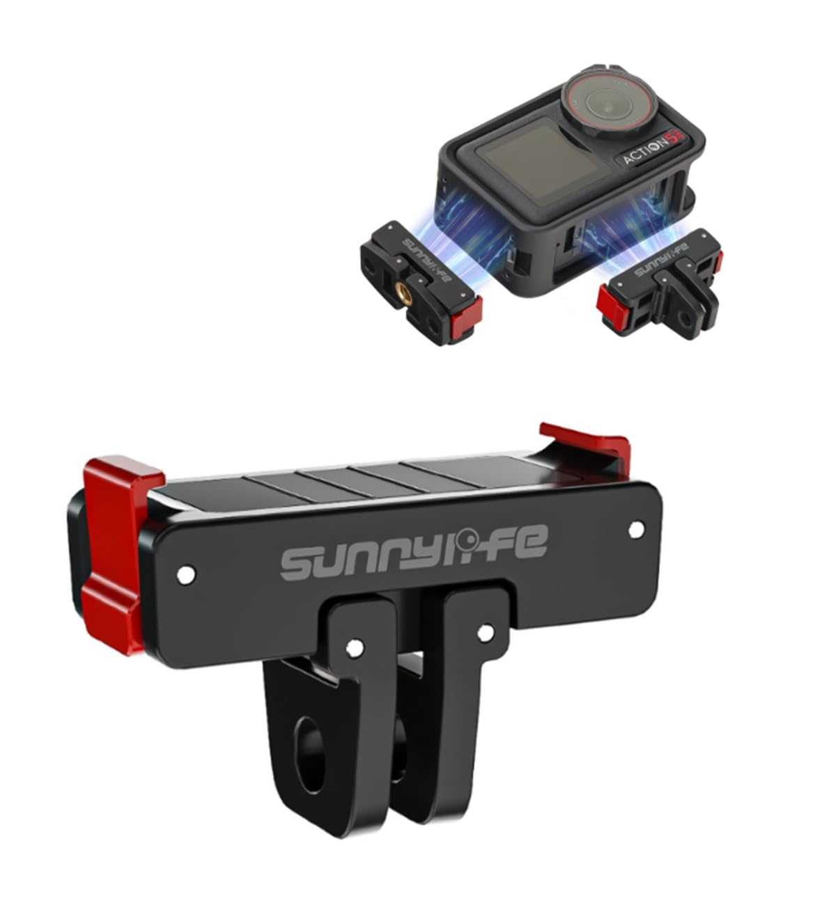 YUULNMOP Magnetic Mount Adapter for DJI Action 5 pro/Action 4 / Action 3 / Action 2,Quick Release Extension Base Adapter for DJI OSMO Action 5 pro