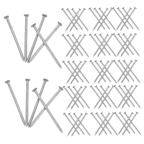 Veemoon 500g Chiodi Lunghi Per Ferramenta Chiodi Per Legno Chiodi Di Ferro Temperati Chiodi Per Porte Per Finiture Porte Per Telai Decorativi Per Per Da Garage Per Uso Domestico