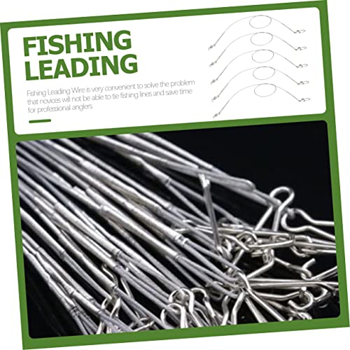 Toyvian Fishing Wire Leaders 24pcs Set para Pesca miniatura 6