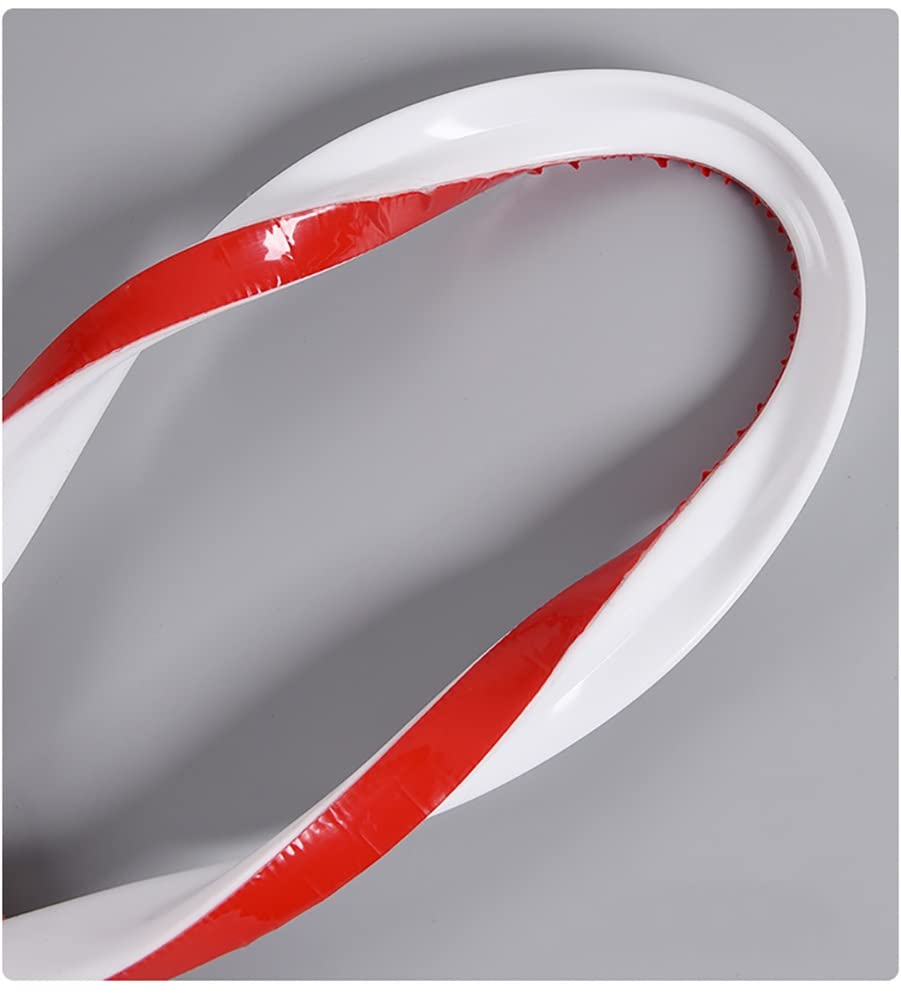 TapóN de Agua de Silicona Cinta Impermeable Plegable De Silicona, Barrera De Ducha Junta Puerta De Ducha Autoadhesiva Ducha Presa De Puerta Separador En Seco Y Húmedo ( Color : Bianco , Size : 5m/196