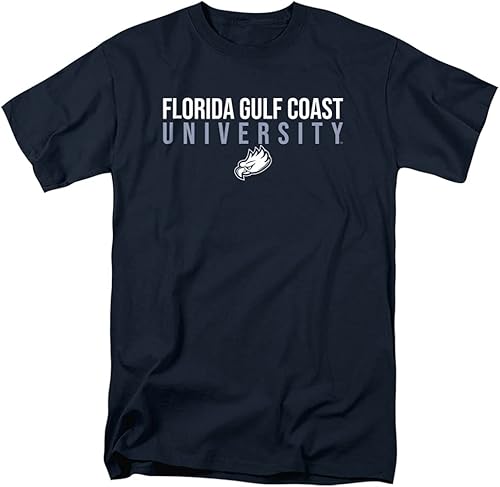 Miniatura 182 de LOGOVISION Official Collegiate Distressed Stacked Short Sleeve Unisex for Men & Women T Shirt Collection 3